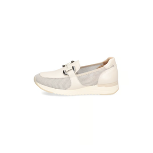 Bild von POE Lederkombination Slipper sportiv – Weiß
