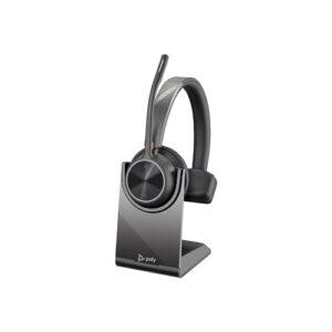 Bild von Poly Plantronics Voyager 4310 UC Bluetooth Headset | Nano Dongle USB-A Anschluss | Ladestation | Monaural