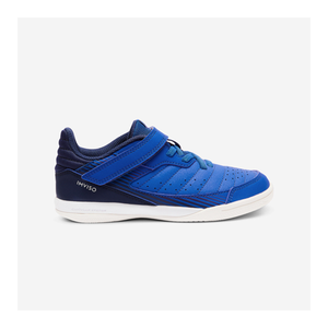 Bild von Kinder Fußball Hallenschuhe mit Klettverschluss - Eskudo 500 Futsal blau