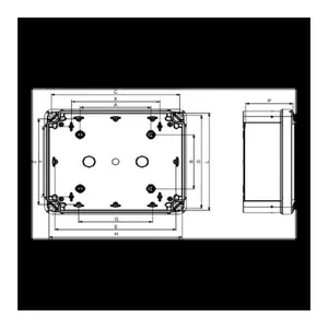 Bild von Schneider NSYTBP90 PC-Gehäuse - Robust und vielseitig einsetzbar