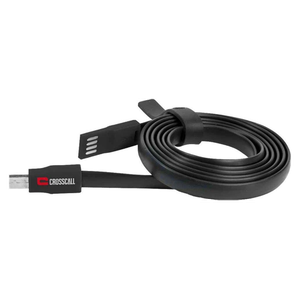 Bild von CROSSCALL Flaches USB/Micro-USB-Kabel 1,2 M Schwarz – Ideal für Ihre Verbindungen