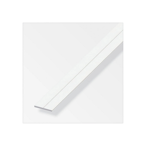 Bild von alfer Flachprofil PVC glatt weiß – vielseitig einsetzbar für Bauprojekte