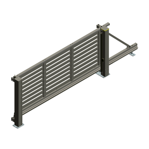 Bild von Alberts Elektrisches Schiebetor 'Mosaik' rechts 300 x 160 cm – Produktcheck