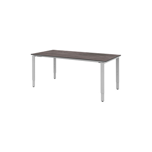 Bild von röhr Imperia höhenverstellbarer Schreibtisch quarzit rechteckig 180 x 80 cm