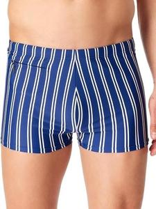 Bild von Schiesser Badehose Wirkware Retro Rauten gemustert navy - Classic Swim für Herren