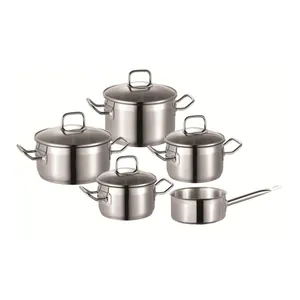 Bild von Schulte-Ufer Set1034 Nimm-4-Topfset, 5-teilig, Edelstahloptik