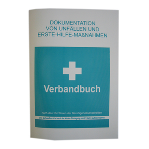 Bild von LEINA Verbandbuch DIN A5 - Die ideale Lösung für Ihre Erste-Hilfe-Dokumentation