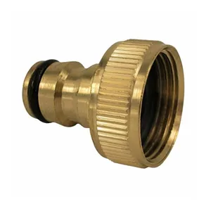 Bild von qpool24 Gewindefitting - Hahnanschlussstück aus Messing
