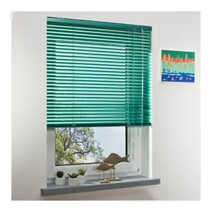 Bild von Kunststoff-Jalousie von Liedeco – Sichtschutz und Sonnenschutz in Mint