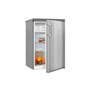 Bild von Exquisit KS516-4-H-010D: Kompakter Inoxlook Kühlschrank für kleine Haushalte