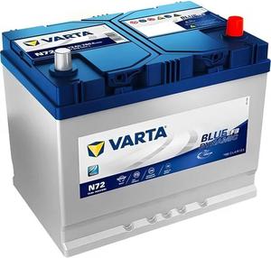 Bild von VARTA N72 Blue Dynamic EFB JIS 572 501 076 Autobatterie 72Ah