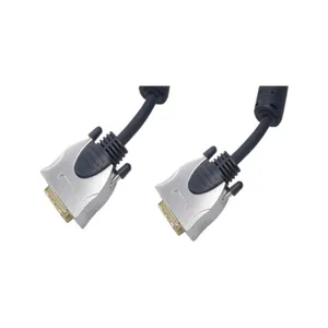 Bild von S-Conn DVI-D DVI-Kabel (2 m, DVI-D, DVI-D, Stecker, Schwarz, Silber)