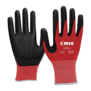 Bild von Cimco Grip Flex schwarz/rot 141229 Strickhandschuh