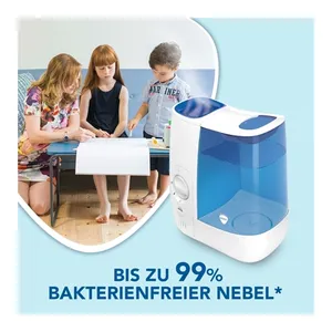 Bild von WH845E2 Warmluft-Befeuchter weiß/blau