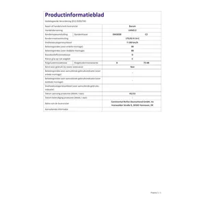 Bild von Barum Vanis 2 225/65 R16C 112R - Sommerreifen für Transporter
