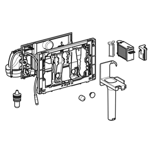Bild von Geberit Duofresh Modul mit Automatikantrieb und Aufnahme für Geberit DuoFresh Stick