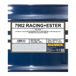 Bild von Mannol Racing+Ester 10W-60 Motoröl – Die optimale Lösung für Ihre Fahrzeuge