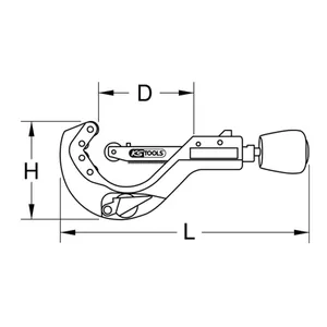 Bild von KS TOOLS Automatik-Rohrabschneider für Kupferrohre, 6-64mm