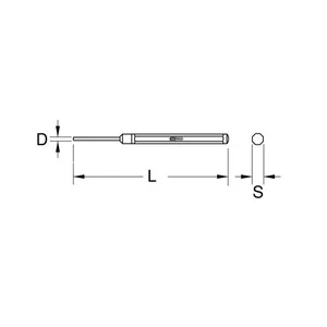 Bild von KS Tools 963.2593 BRONZEplus Splinttreiber, 5 mm