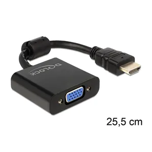 Bild von Delock HDMI-A m. > VGA w. 25.5cm