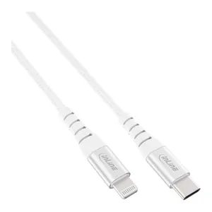 Bild von InLine USB-C Lightning Kabel – für iPad, iPhone, iPod – silber/Alu – 1m MFi-zertifiziert