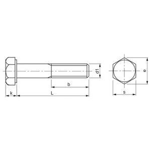 Bild von Reyher Sechskantschraube M22 x 260 - 100er Pack