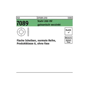 Bild von Scheiben ISO 7089 Stahl 12 (13 x 24 x 2;5) 200 HV - Bufab Unterlegscheibe