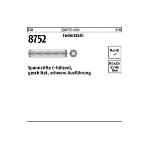 Bild von Reyher ISO 8752 Federstahl Spannstifte 7x60 - Qualität für höchste Ansprüche