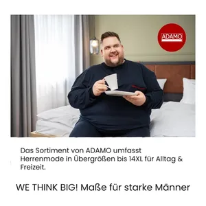Bild von ADAMO Kurzer Schlafanzug, Adamo Gustav Schlafanzug kurz 9XL-82/84 grau