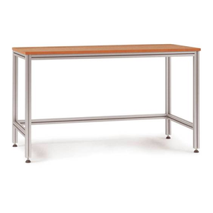 Bild von Manuflex AA1045 Kastentisch ALU mit Multiplexplatte für sitzende Tätigkeiten