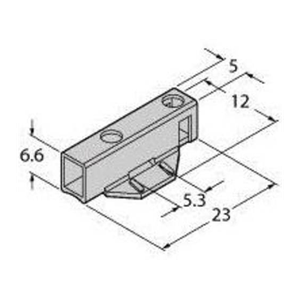 Bild von Turck 100000596 Klemmstück KLR2-UNR: Ein vielseitiges Bauelement für Rundzylinder