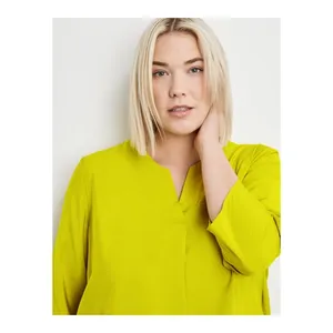 Bild von Samoon Damen Fein Schimmernde 3/4 Arm Bluse