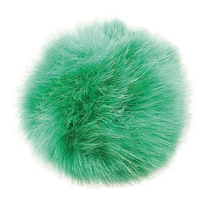 Bild von Kunstfellbommel 13cm – Flauschiger Hingucker für Mützen und Accessoires
