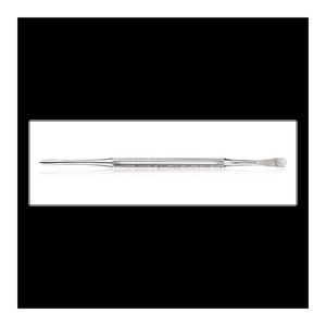 Bild von Nagelhautschieber mit Spitze, doppelendig aus Edelstahl - Kosmetex