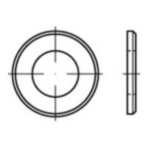 Bild von TOOLCRAFT Unterlegscheiben 15mm 28mm Stahl zinklamellenbeschichtet – 250 Stück