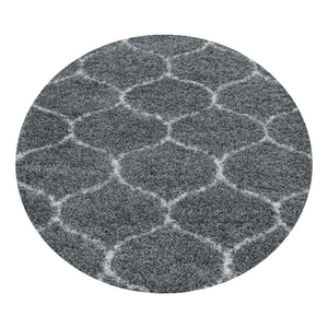 Bild von Homtex Hochflor-Teppich, Ø 80 cm Rund im Skandinavischen Design