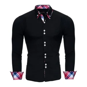 Bild von Reslad Langarmhemd RS-7015 – Herren Hemd Button-Down Slim Fit