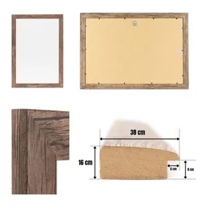Bild von Clamaro NEO COLLAGE Bilderrahmen in Eiche Dunkelbraun