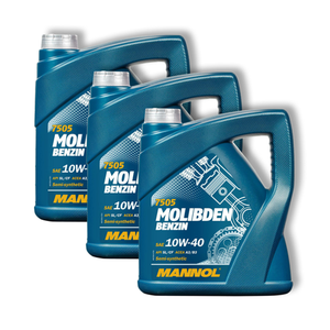 Bild von 3x 4L Mannol Motorenöl Molibden Benzin Motoröl 10W40 Öl API SL/CF