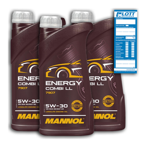 Bild von MANNOL ENERGY COMBI LL 5W-30 Motoröl - 3x 1L