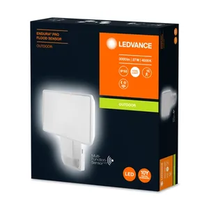 Bild von Ledvance Dekorative LED-Außenleuchte ENDURA PRO FLOOD SENSOR 27W 840 IP55 WT - 4058075228825