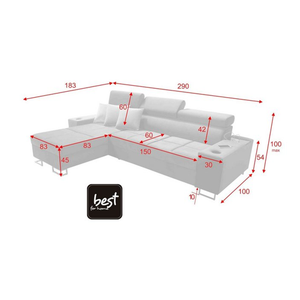 Bild von Best for Home Ecksofa Anita I Maxi – Eleganz und Funktionalität vereint