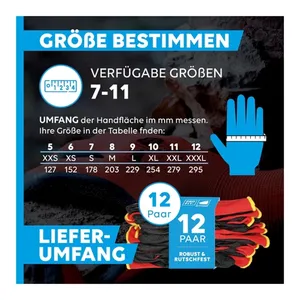 Bild von PRO FIT 595 Arbeitshandschuhe - Zuverlässige Feinstrickhandschuhe für verschiedene Anwendungen
