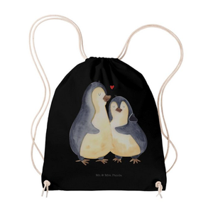Bild von Mr. & Mrs. Panda Sporttasche – Pinguin Umarmung
