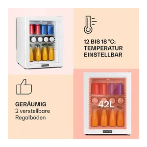 Bild von Klarstein Mini Kühlschrank Brooklyn 42 l (HEA-Brooklyn-blk)