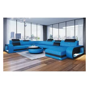Bild von Sofa Dreams Wohnlandschaft Ledersofa Berlin XXL U Form Mini – Der perfekte Komfort für Ihr Zuhause