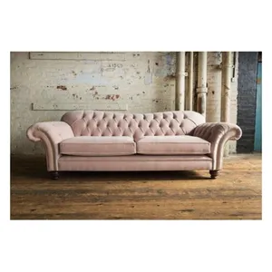 Bild von JVmoebel 3-Sitzer Design Sofa – Elegantes Chesterfield Sofa in Rosa