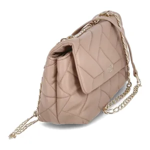 Bild von L.CREDI Damen Crossbody Bag MALINDA Beige Kunstleder Vegan