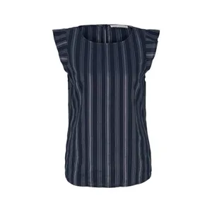 Bild von TOM TAILOR Denim Damen Gestreifte Bluse aus Bio-Baumwolle