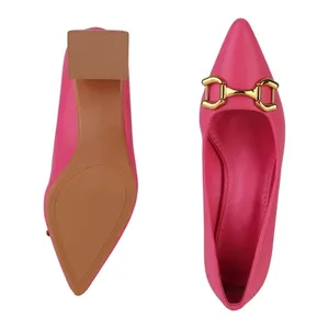 Bild von VAN HILL Damen Spitze Pumps Klassische Blockabsatz Schuhe Grün (Modell 208351)